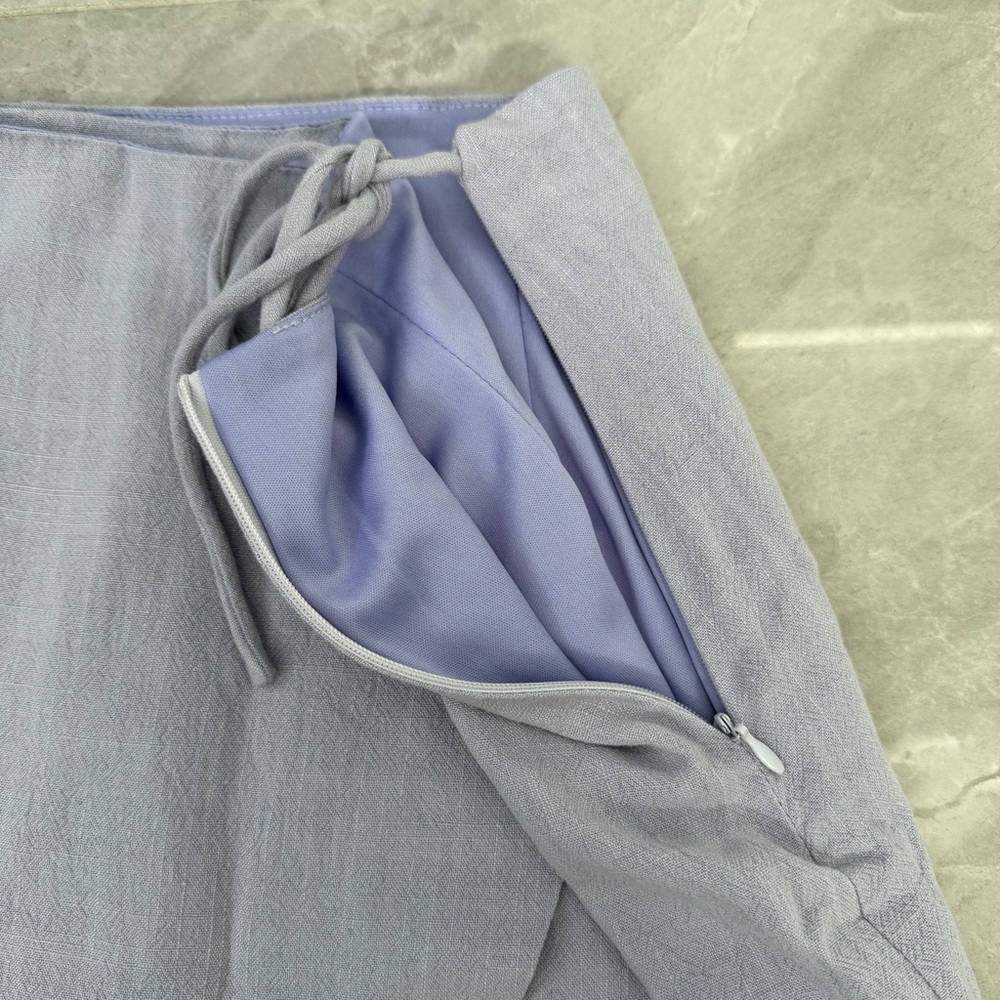 Women’s Altar’d State Wrap Side Tie Mini Skirt Small - Picture 4 of 16